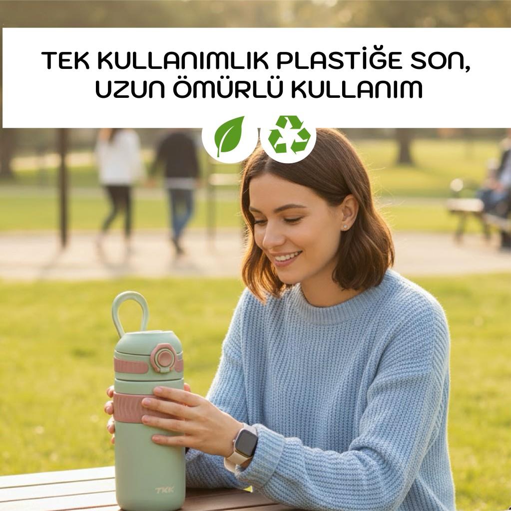 TKK 450 ML ÇELİK MUG KAHVE BARDAĞI