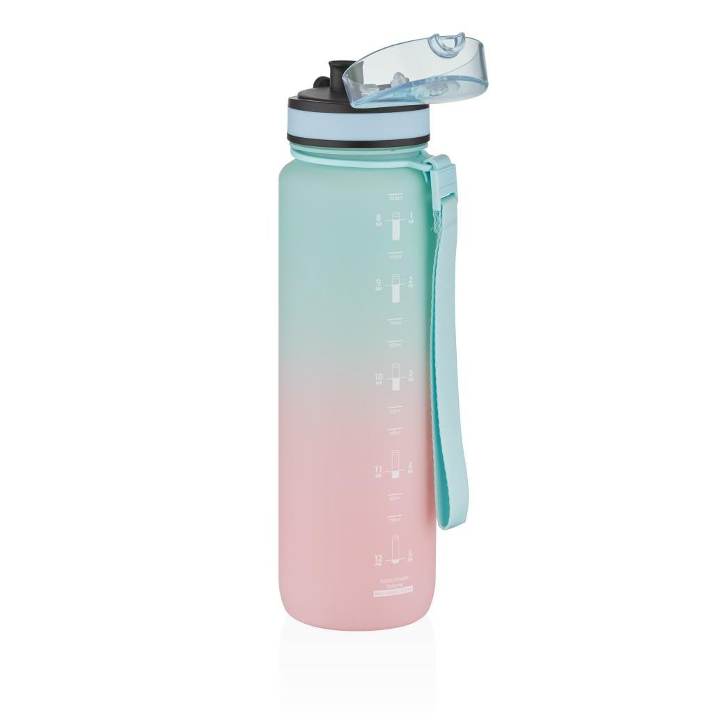 UZSPACE 1000 ML GRADİENT RENK SOFT-TOUCH TRITAN SU MATARASI