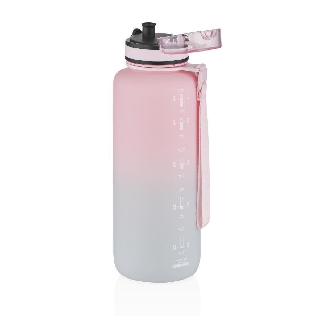 UZSPACE 1500 ML GRADİENT RENK SOFT-TOUCH TRİTAN SU MATARASI
