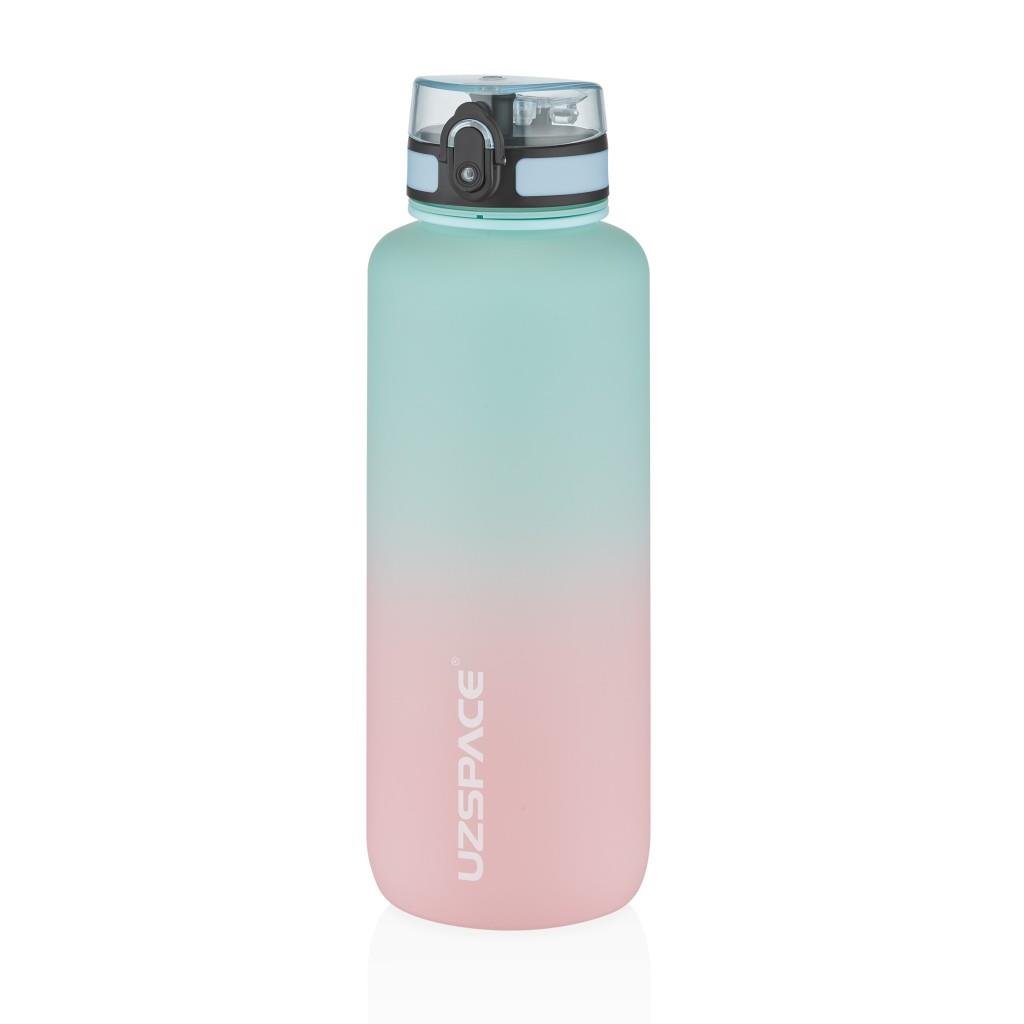 UZSPACE 1500 ML GRADİENT RENK SOFT-TOUCH TRİTAN SU MATARASI