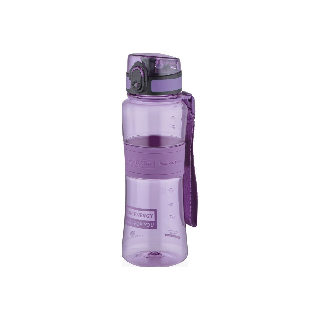 UZSPACE 500 ML SİLİKON GÖVDE TRITAN SU MATARASI
