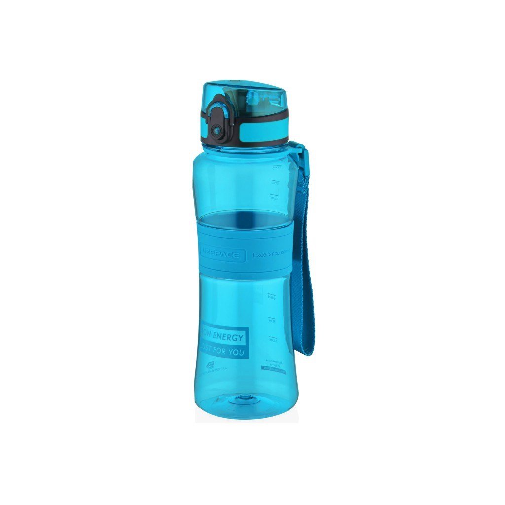 UZSPACE 500 ML SİLİKON GÖVDE TRITAN SU MATARASI