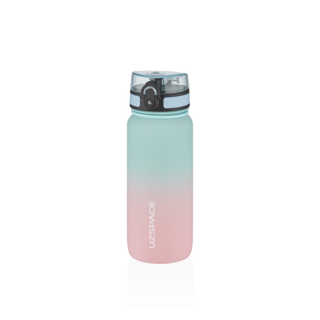 UZSPACE 650 ML GRADİENT RENK SOFTTOUCH TRİTAN SU MATARASI