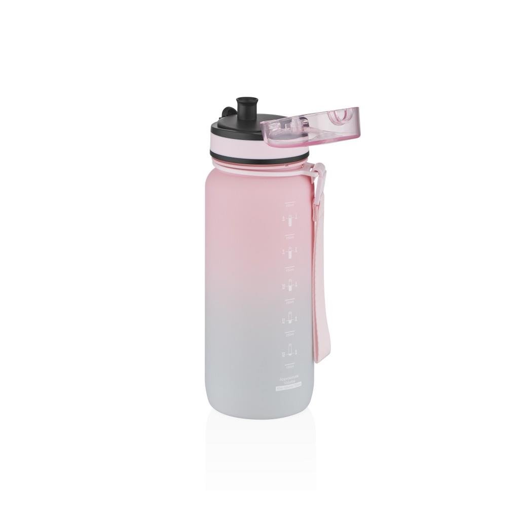 UZSPACE 650 ML GRADİENT RENK SOFTTOUCH TRİTAN SU MATARASI