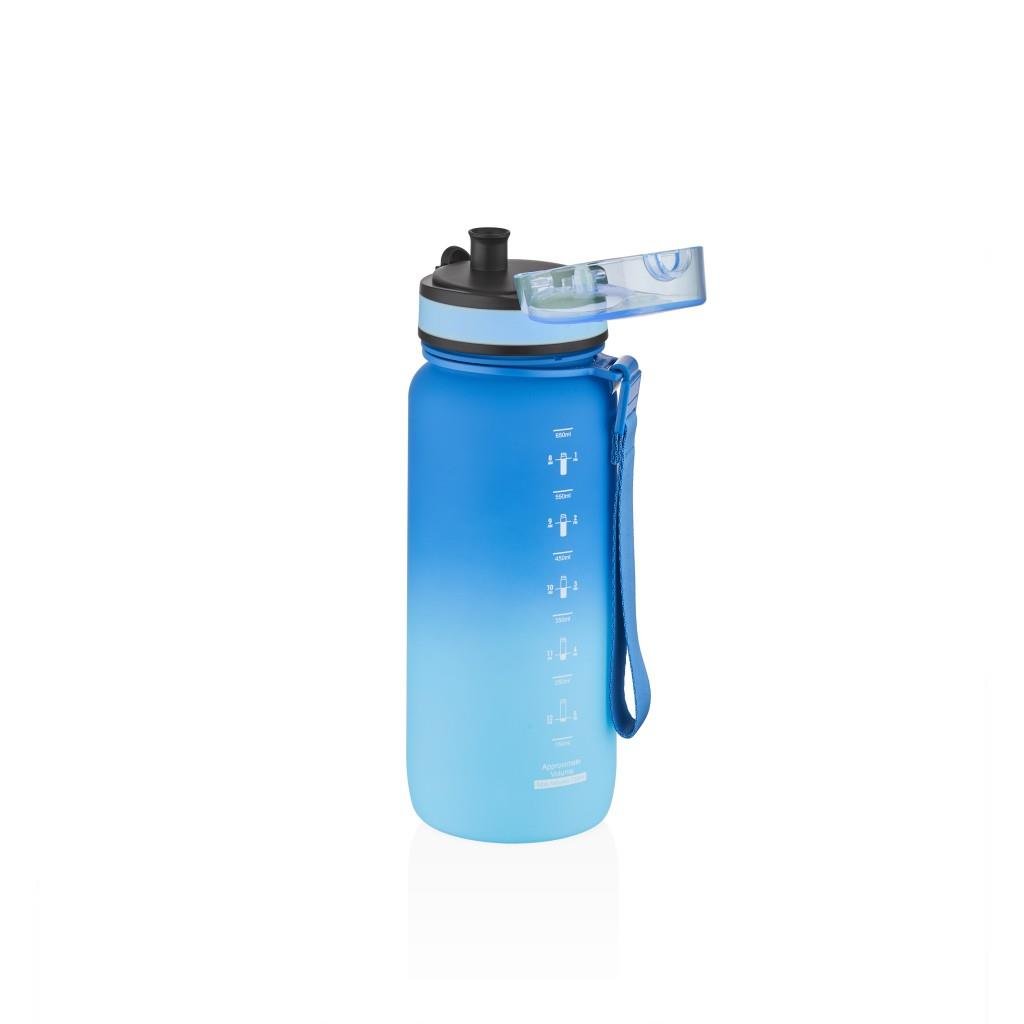 UZSPACE 650 ML GRADİENT RENK SOFTTOUCH TRİTAN SU MATARASI