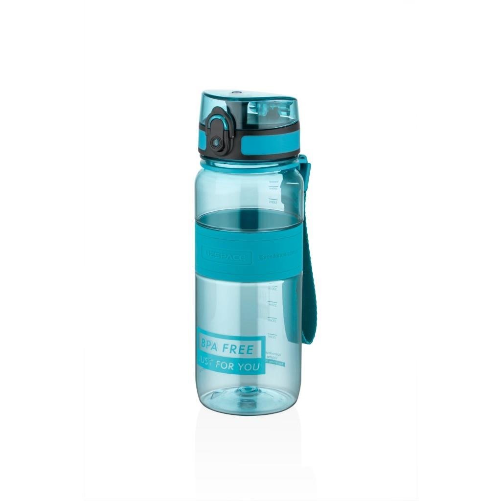 UZSPACE 650 ML SİLİKON GÖVDE TRITAN SU MATARASI