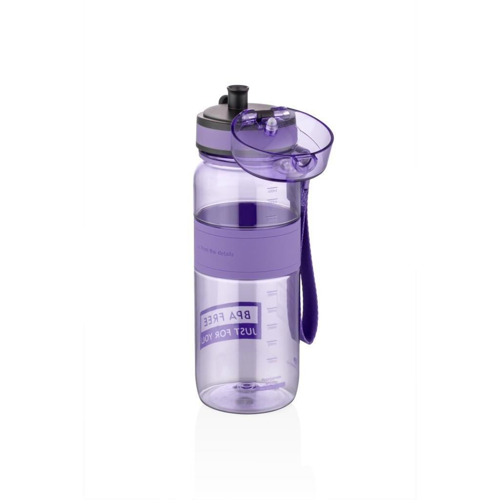 UZSPACE 650 ML SİLİKON GÖVDE TRITAN SU MATARASI