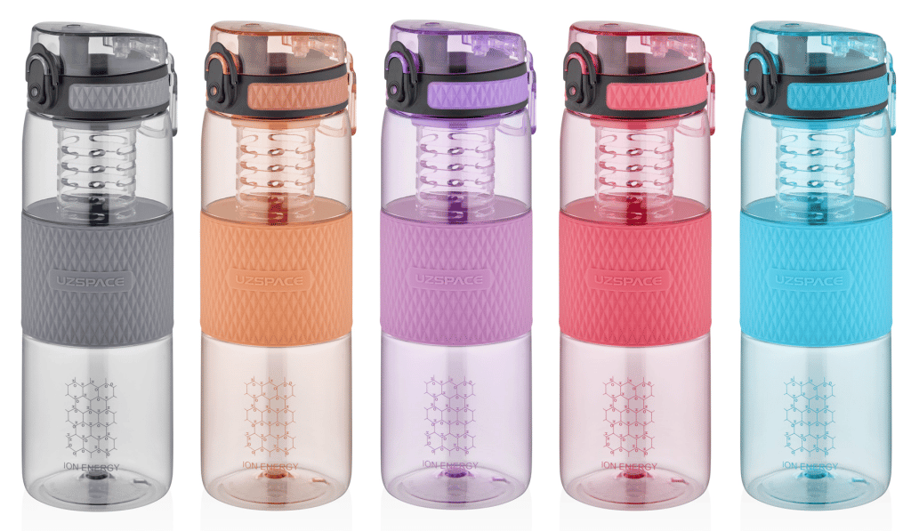 UZSPACE 700 ML DETOX BÖLMELİ TRITAN SU MATARASI