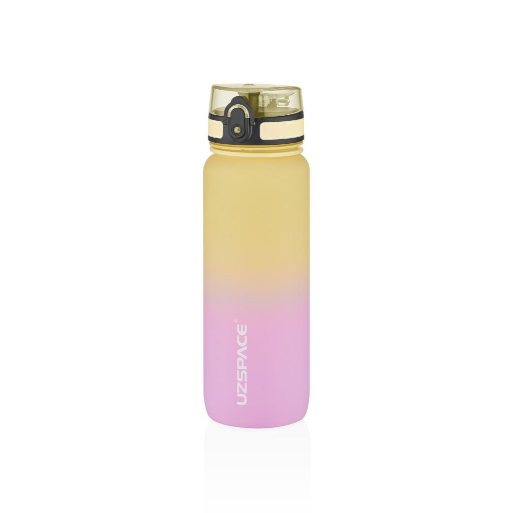 UZSPACE 800 ML GRADİENT RENK SOFT-TOUCH TRİTAN SU MATARASI