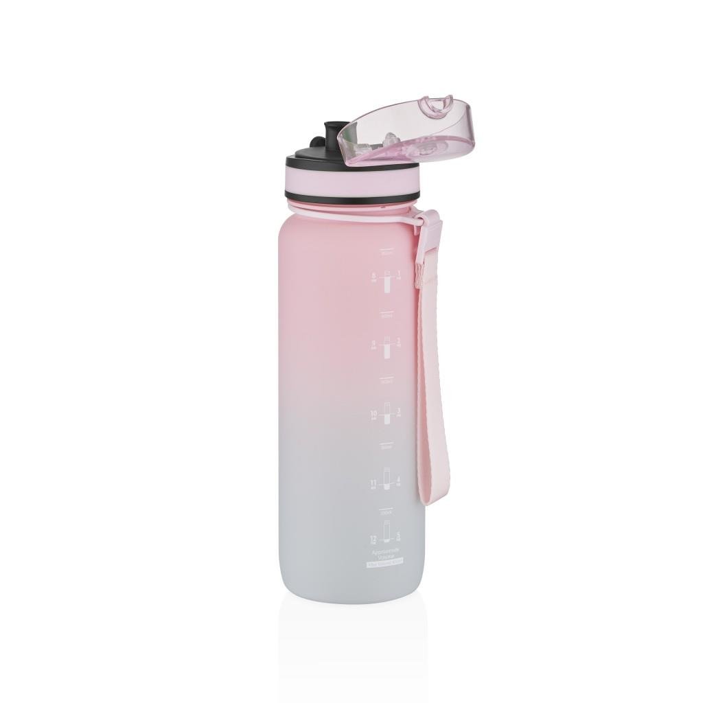 UZSPACE 800 ML GRADİENT RENK SOFT-TOUCH TRİTAN SU MATARASI