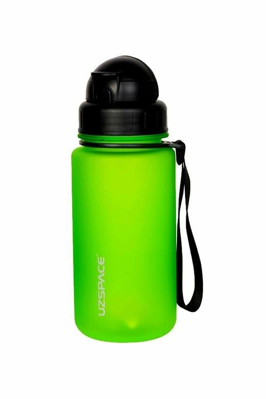 UZSPACE PİPETLİ 400 ML SOFT-TOUCH TRITAN SU MATARASI