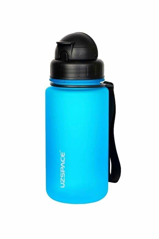 UZSPACE PİPETLİ 400 ML SOFT-TOUCH TRITAN SU MATARASI