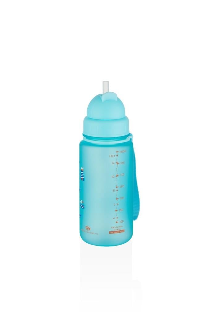 UZSPACE SEVİMLİ HAYVAN DESENLİ SOFT-TOUCH 400 ML TRITAN SU MATARASI