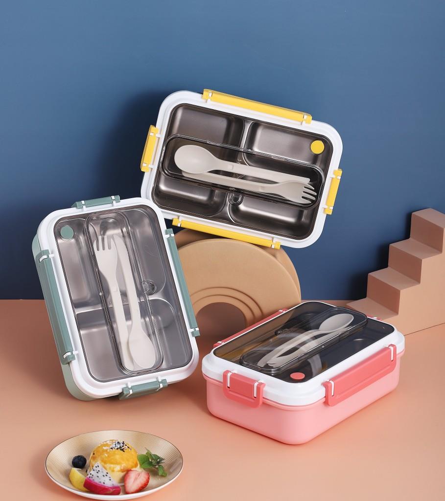 VAGONLİFE 1000 ML 3 BÖLMELİ PASLANMAZ ÇELİK LUNCHBOX