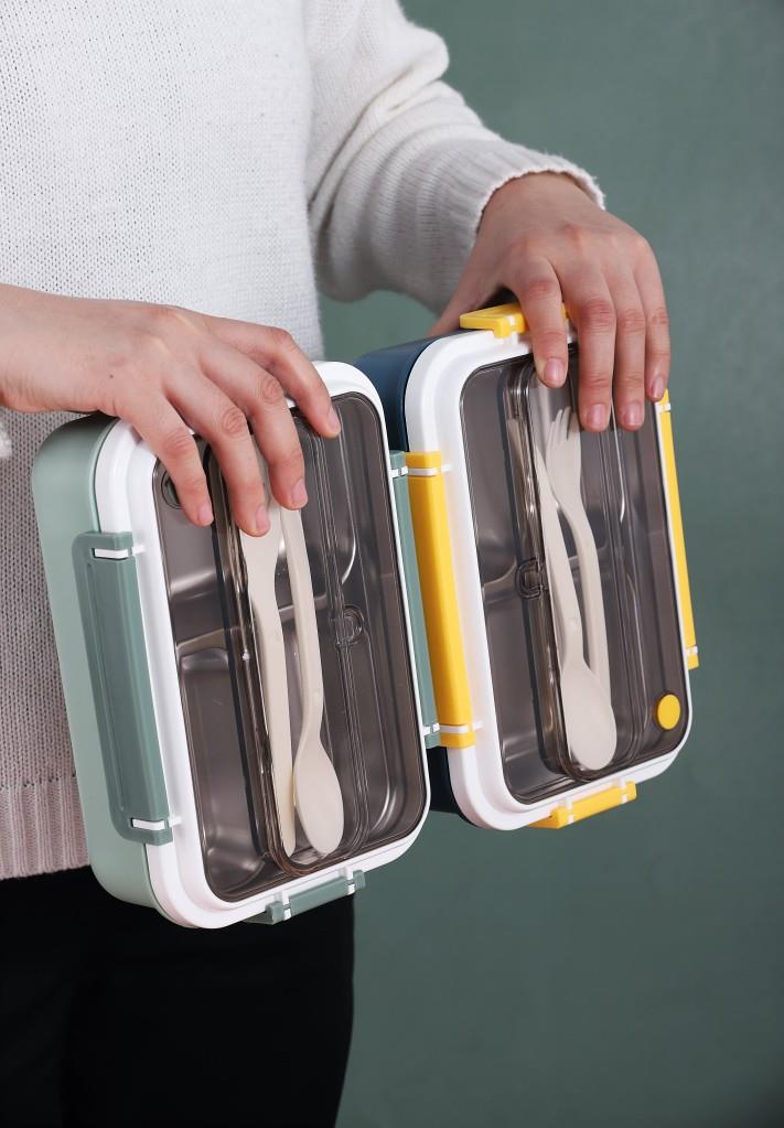 VAGONLİFE 1000 ML 3 BÖLMELİ PASLANMAZ ÇELİK LUNCHBOX