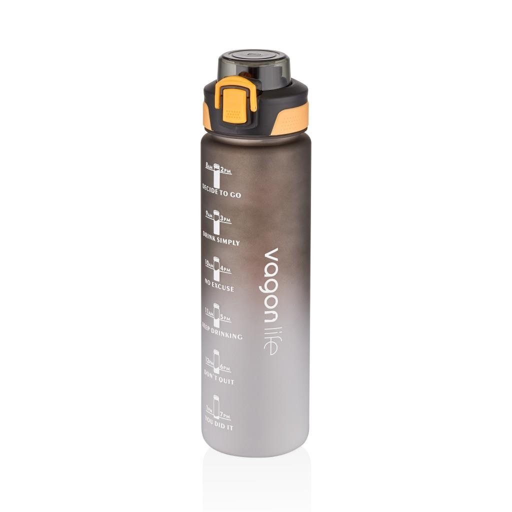 VAGONLİFE 1000 ML SOFT-TOUCH MOTİVASYON SU MATARASI