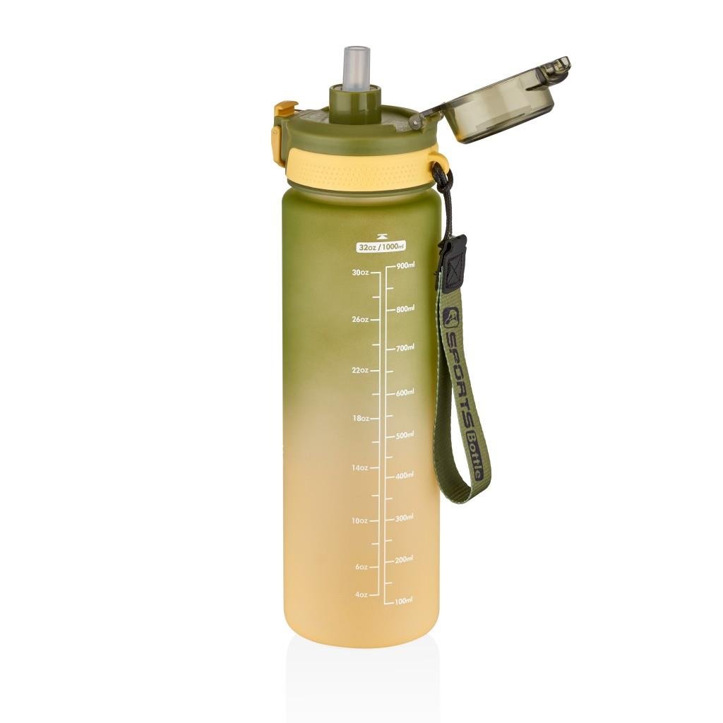 VAGONLİFE 1000 ML SOFT-TOUCH MOTİVASYON SU MATARASI