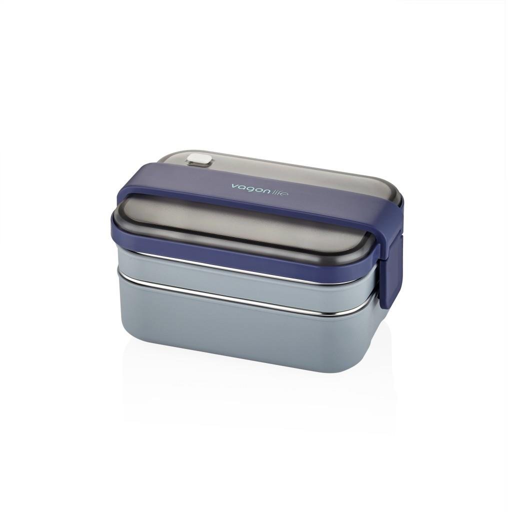 VAGONLİFE 1200ML  3 BÖLMELİ PASLANMAZ ÇELİK LUNCHBOX