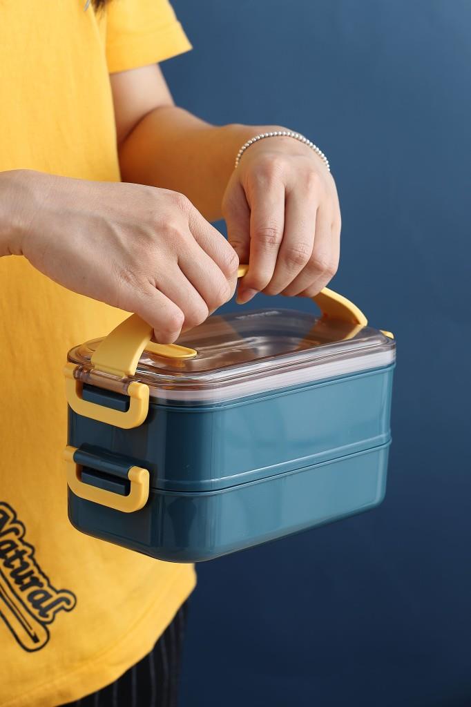 VAGONLİFE 1400 ML 3 BÖLMELİ PASLANMAZ ÇELİK LUNCHBOX