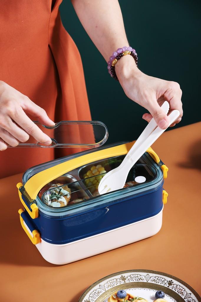 VAGONLİFE 1400 ML 3 BÖLMELİ PASLANMAZ ÇELİK LUNCHBOX