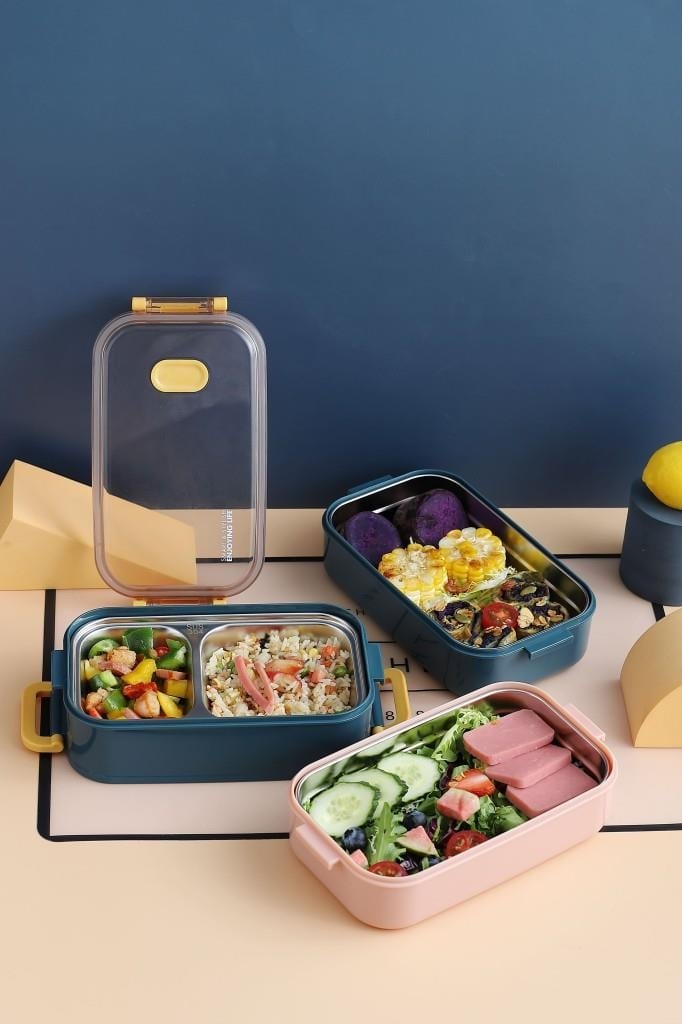 VAGONLİFE 1400 ML 3 BÖLMELİ PASLANMAZ ÇELİK LUNCHBOX
