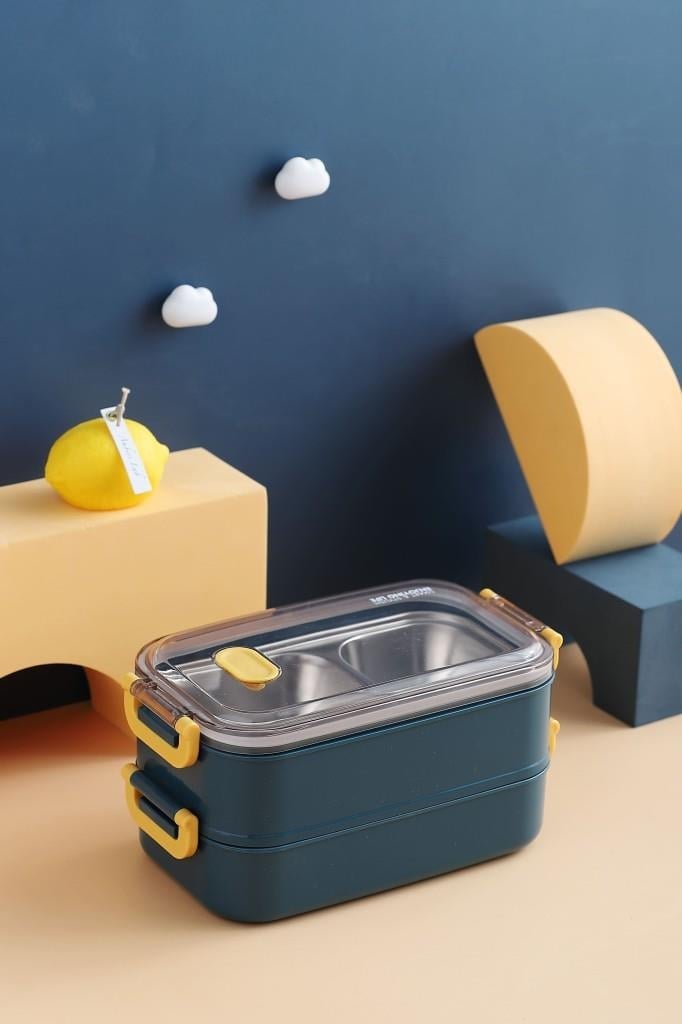 VAGONLİFE 1400 ML 3 BÖLMELİ PASLANMAZ ÇELİK LUNCHBOX