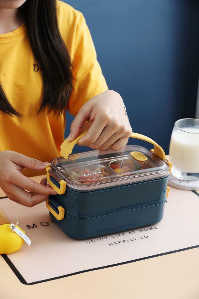 VAGONLİFE 1400 ML 3 BÖLMELİ PASLANMAZ ÇELİK LUNCHBOX