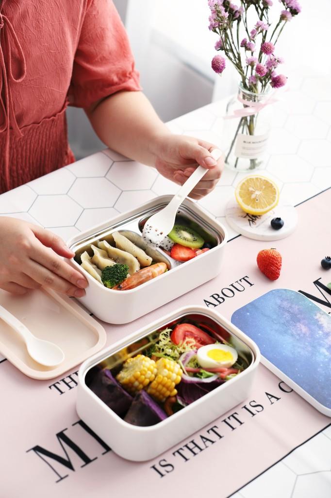 VAGONLİFE 1600 ML 3 BÖLMELİ PASLAMAZ ÇELİK LUNCHBOX