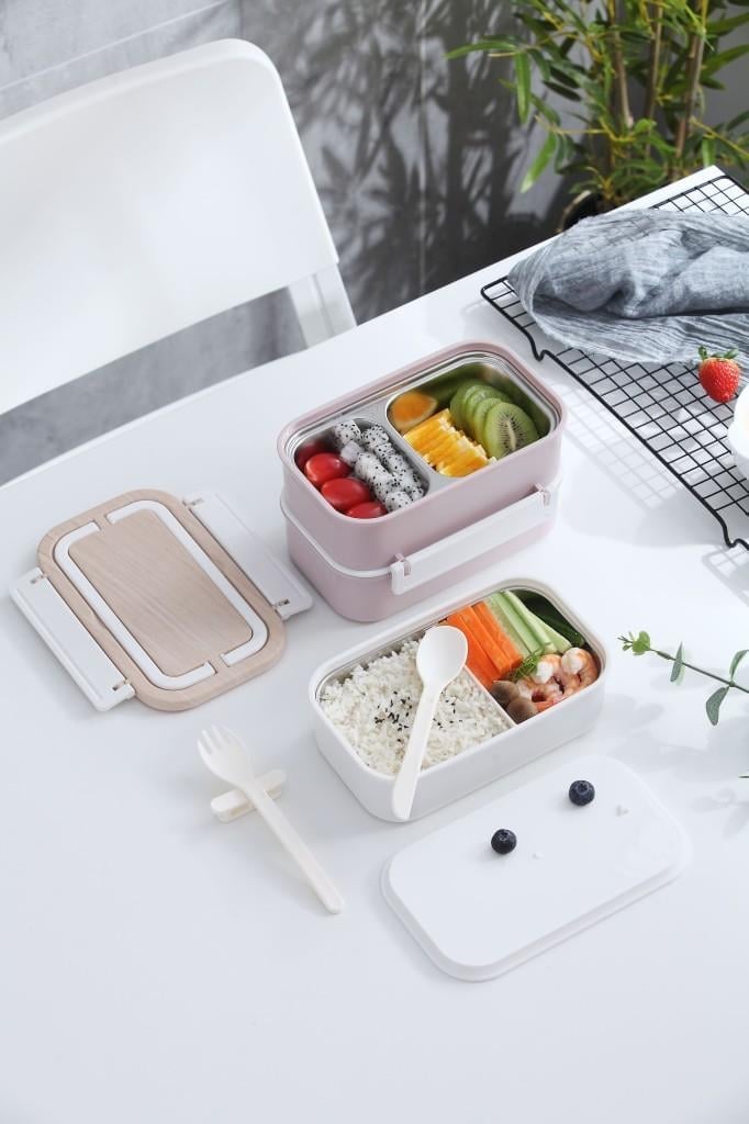 VAGONLİFE 1600 ML 3 BÖLMELİ PASLANMA ÇELİK LUNCHBOX