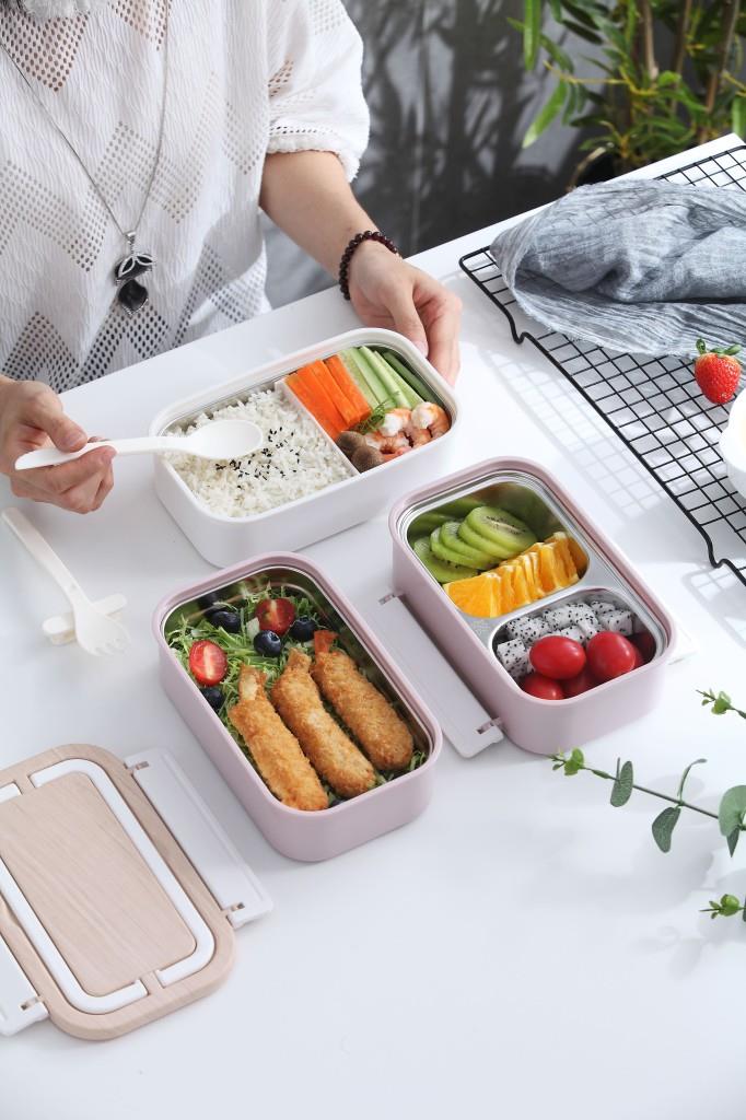 VAGONLİFE 1600 ML 3 BÖLMELİ PASLANMA ÇELİK LUNCHBOX