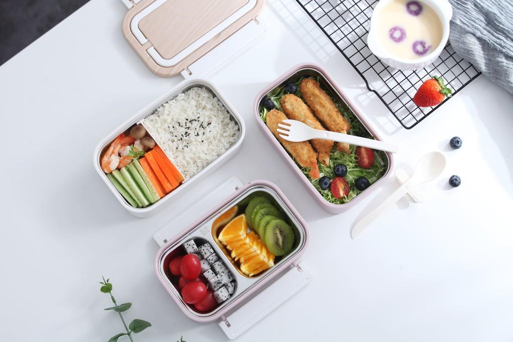 VAGONLİFE 1600 ML 3 BÖLMELİ PASLANMA ÇELİK LUNCHBOX