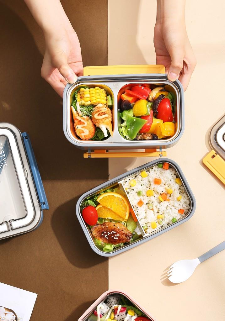 VAGONLİFE 1600 ML 4 BÖLMELİ PASLANMAZ ÇELİK LUNCHBOX