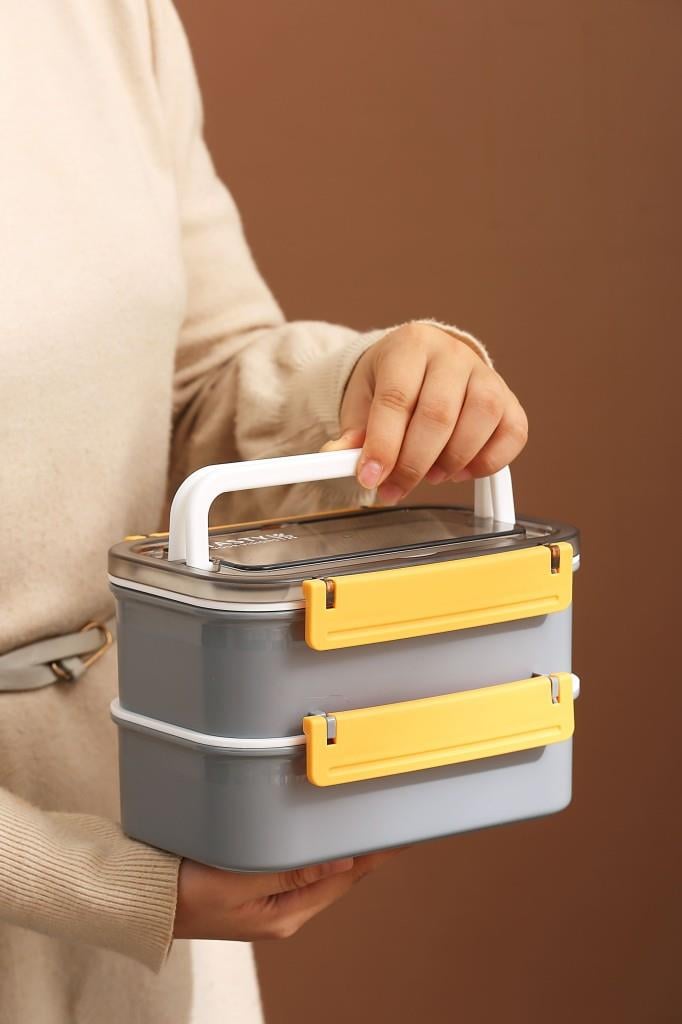 VAGONLİFE 1600 ML 4 BÖLMELİ PASLANMAZ ÇELİK LUNCHBOX