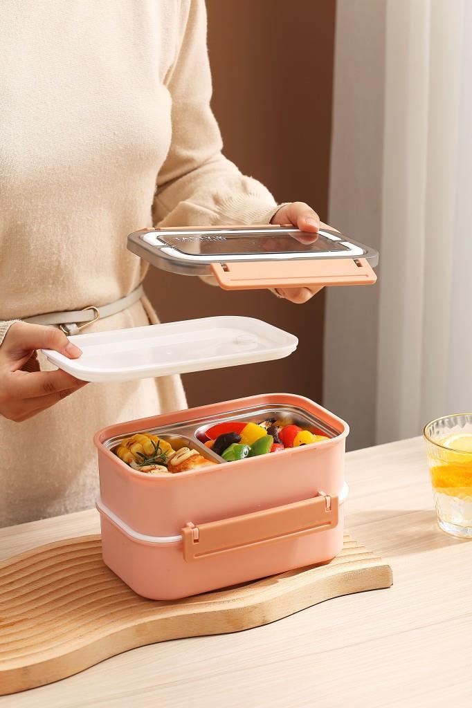 VAGONLİFE 1600 ML 4 BÖLMELİ PASLANMAZ ÇELİK LUNCHBOX