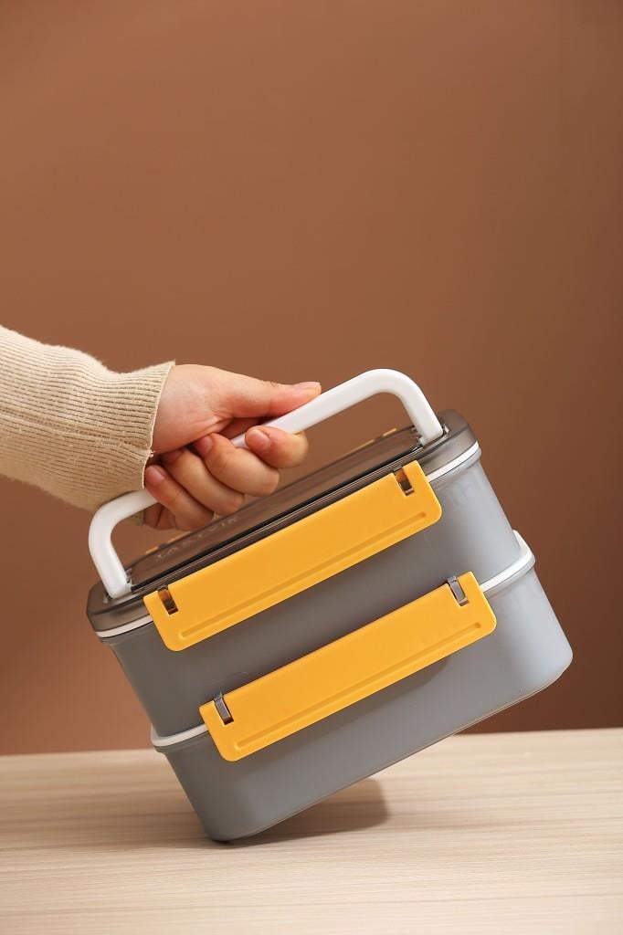 VAGONLİFE 1600 ML 4 BÖLMELİ PASLANMAZ ÇELİK LUNCHBOX