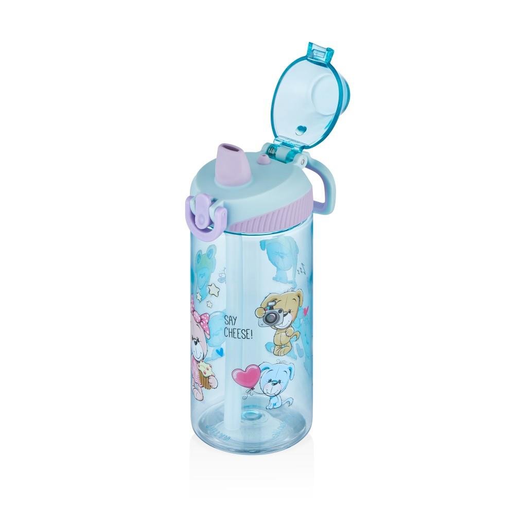 VAGONLIFE 500 ML SİLİKON PİPETLİ TRITAN SU MATARASI