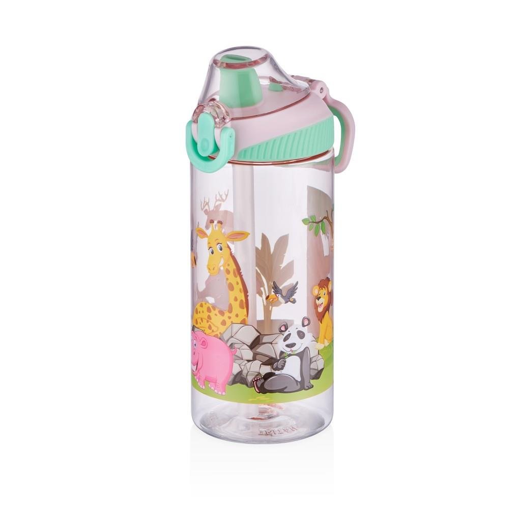 VAGONLIFE 500 ML SİLİKON PİPETLİ TRITAN SU MATARASI
