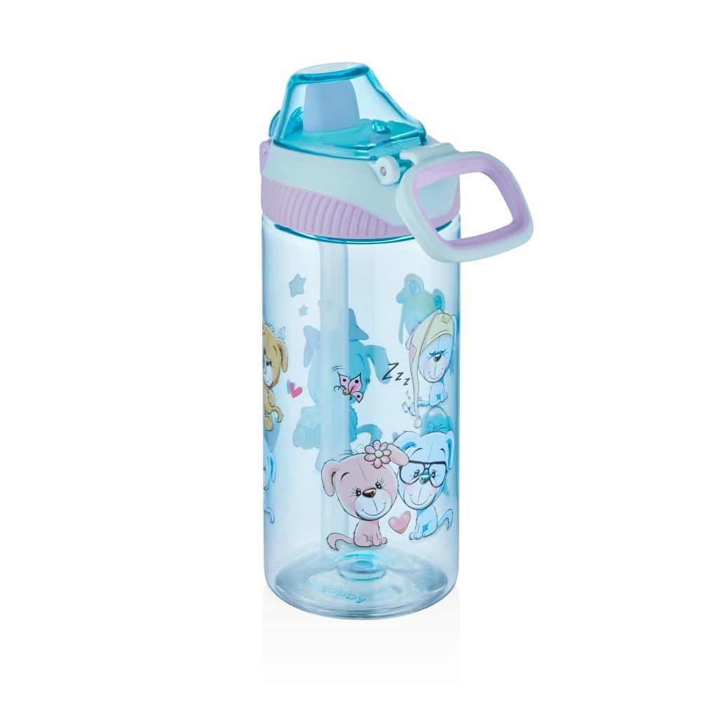 VAGONLIFE 500 ML SİLİKON PİPETLİ TRITAN SU MATARASI