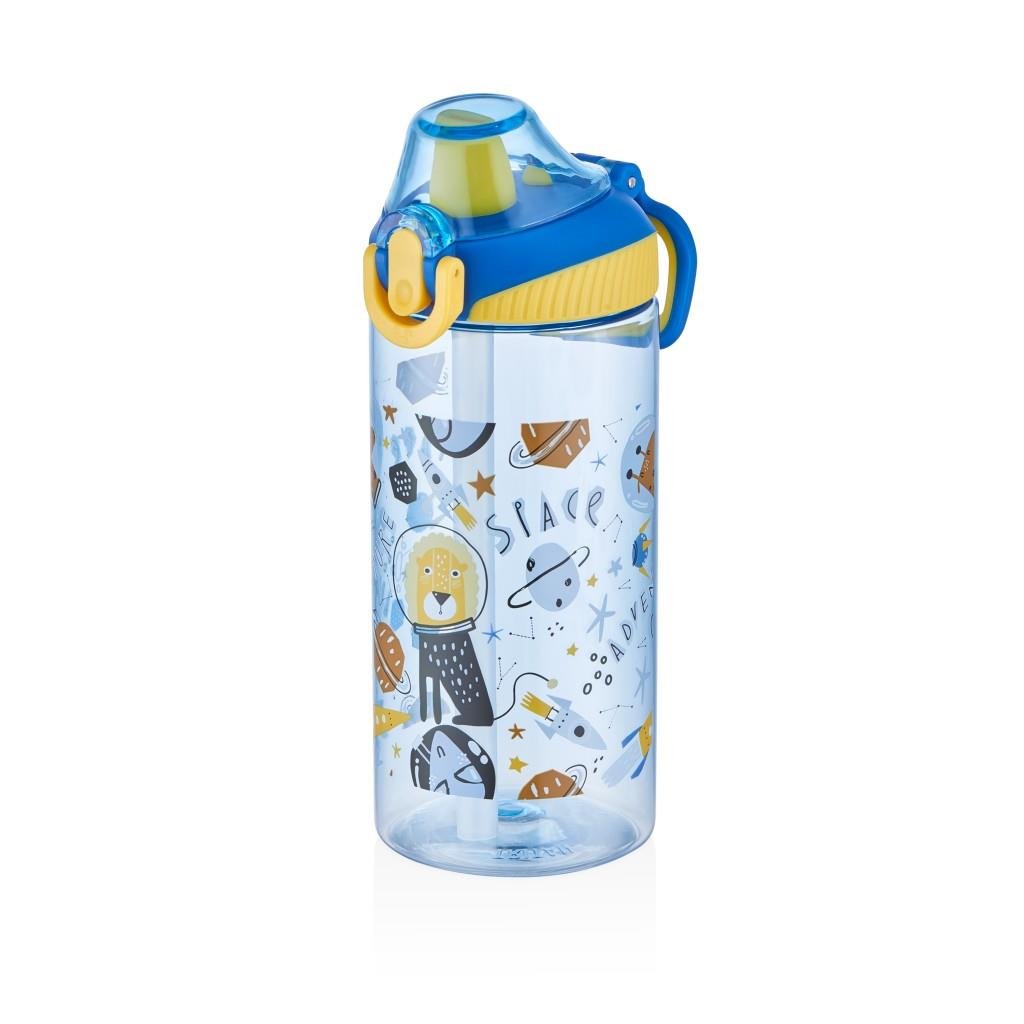 VAGONLIFE 500 ML SİLİKON PİPETLİ TRITAN SU MATARASI