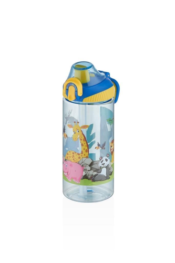 VAGONLIFE 500 ML SİLİKON PİPETLİ TRITAN SU MATARASI