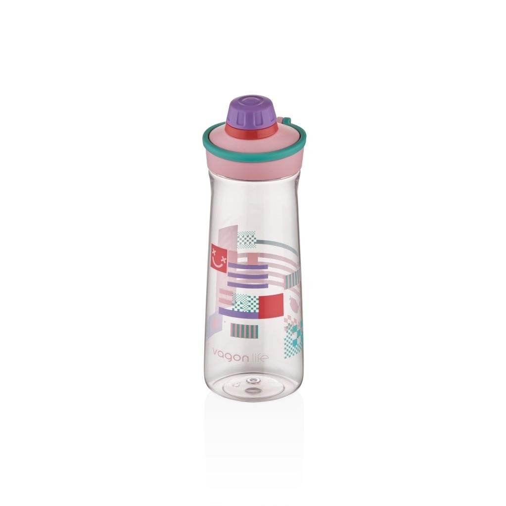 VAGONLİFE 650 ML DESENLİ SU MATARASI