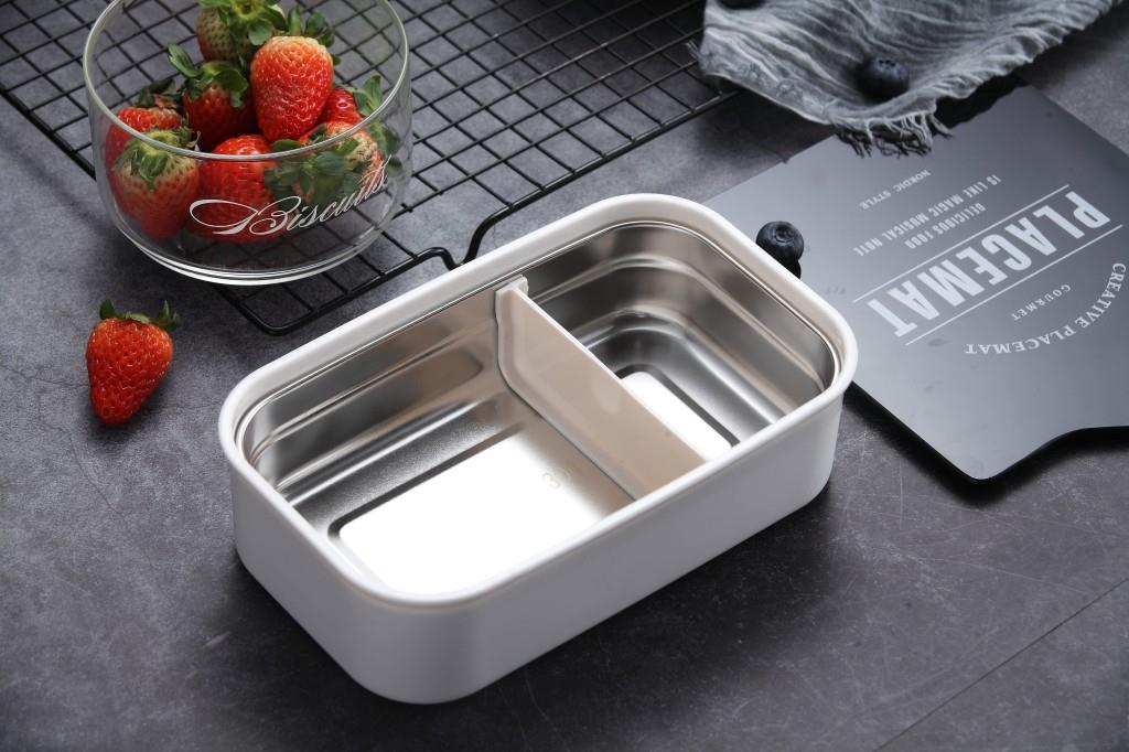 VAGONLİFE 800 ML 2 BÖLMELİ PASLANMAZ ÇELİK LUNCHBOX