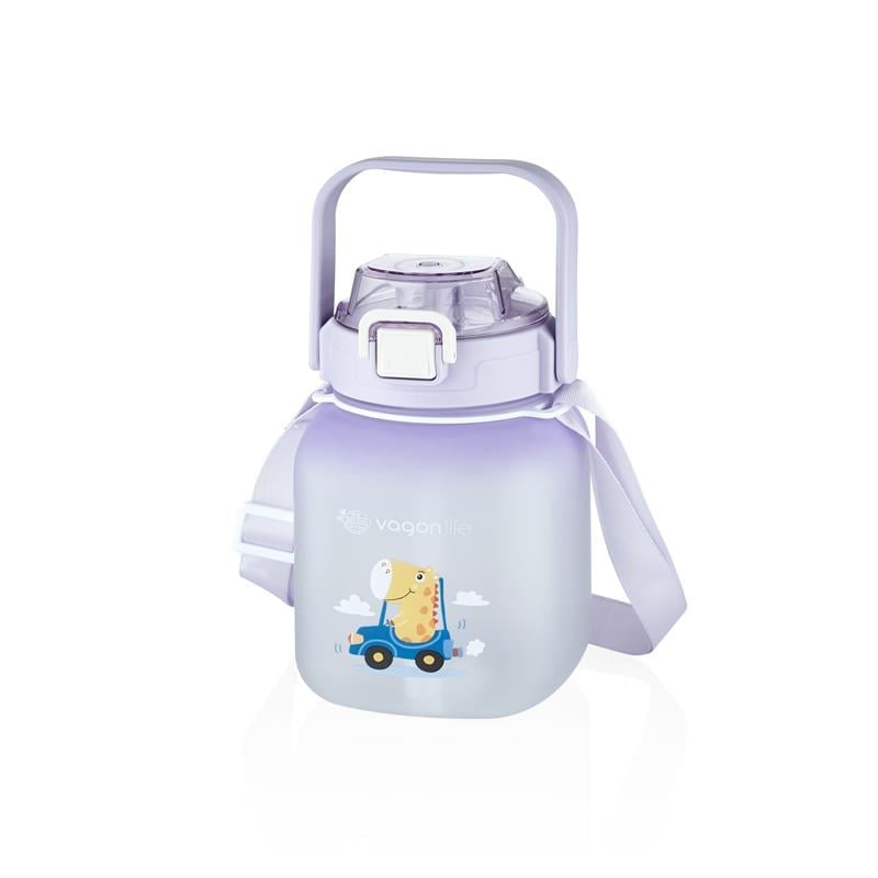 VAGONLİFE TRITAN 1100 ML ÇOCUK ASKILI SOFT- TOUCH SU MATARASI