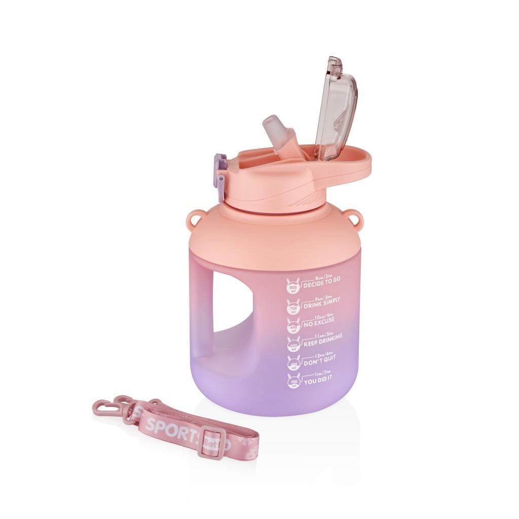 VAGONLİFE TRITAN 1100 ML ÇOCUK ASKILI SOFT-TOUCH SU MATARASI