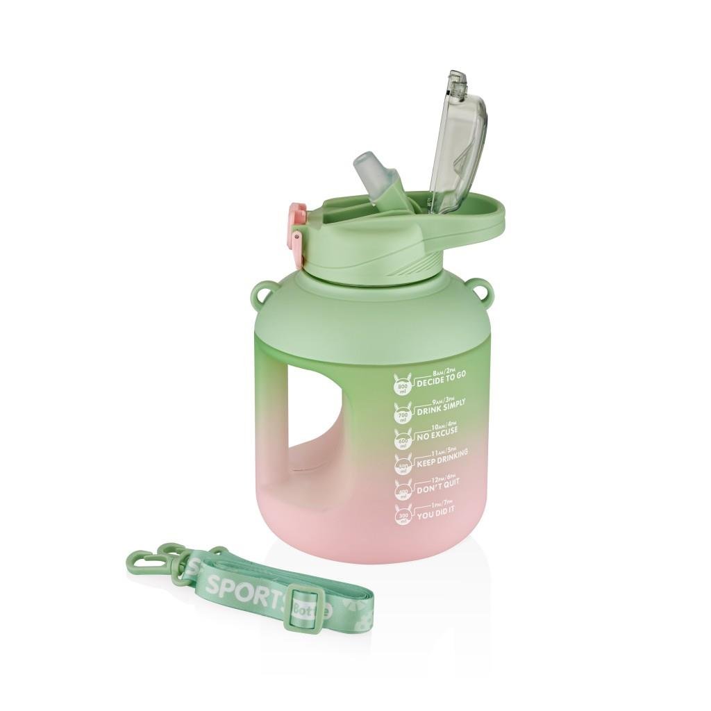 VAGONLİFE TRITAN 1100 ML ÇOCUK ASKILI SOFT-TOUCH SU MATARASI