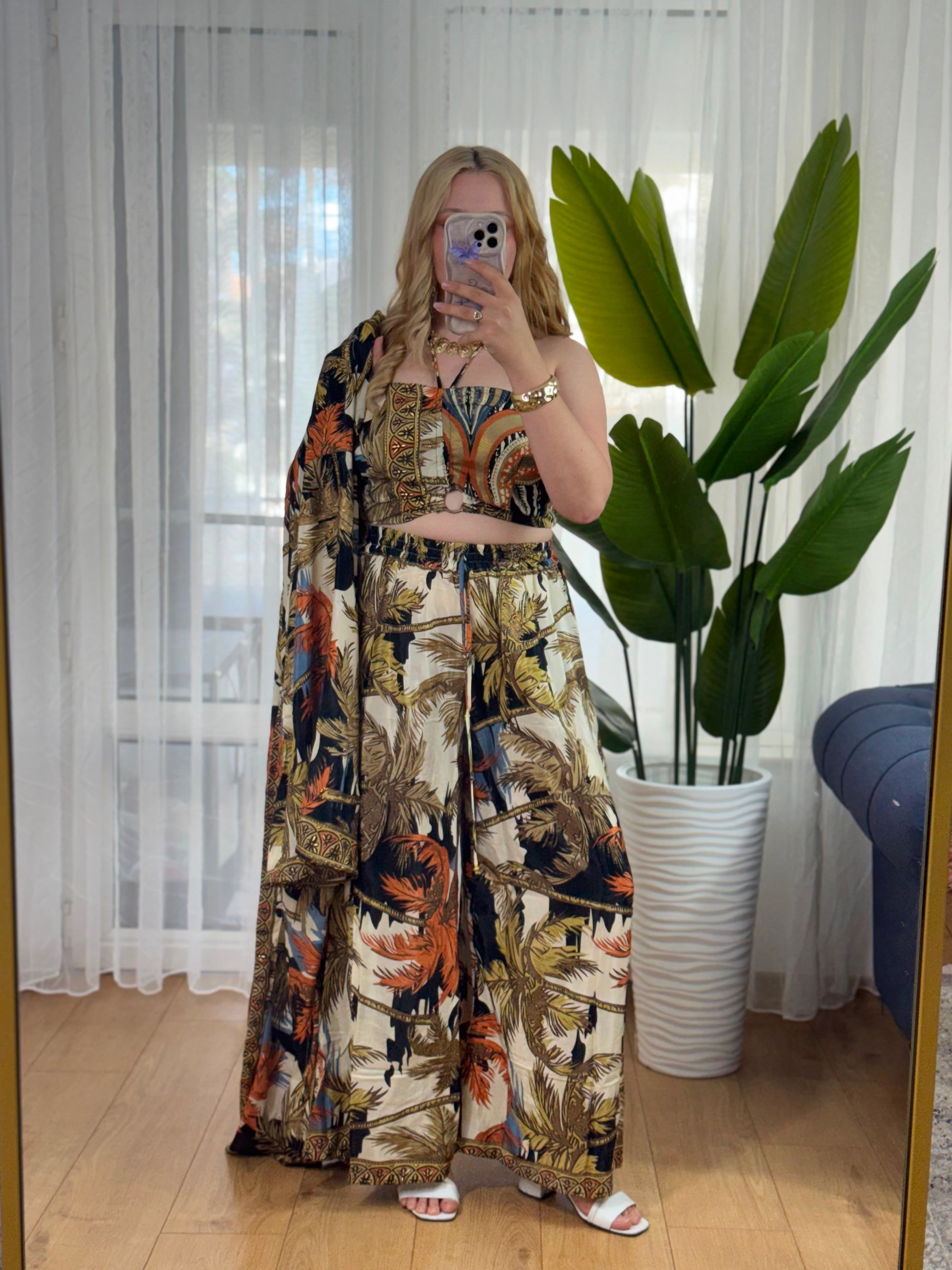 İpek 3 lü kimono set -11