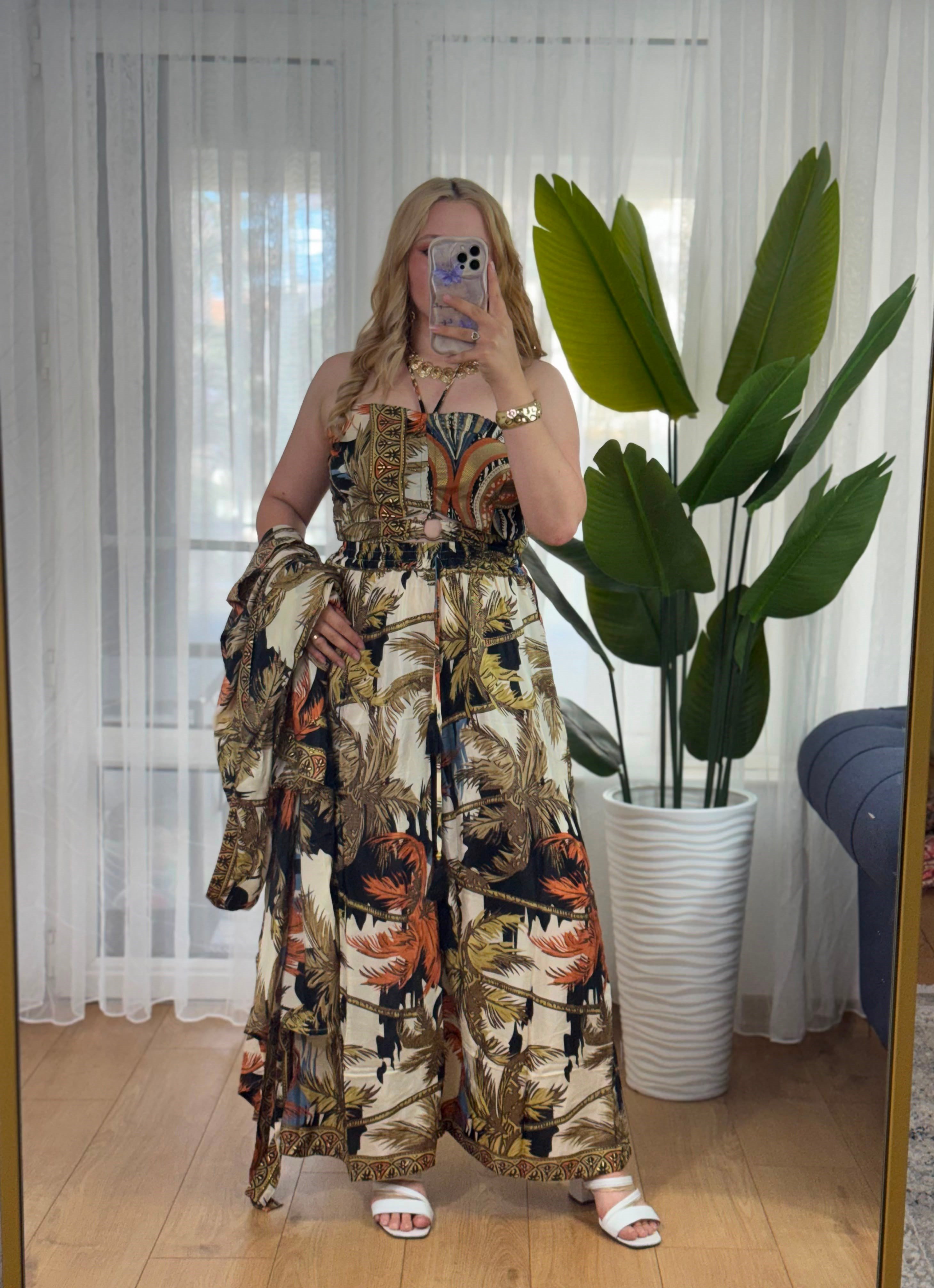İpek 3 lü kimono set -11