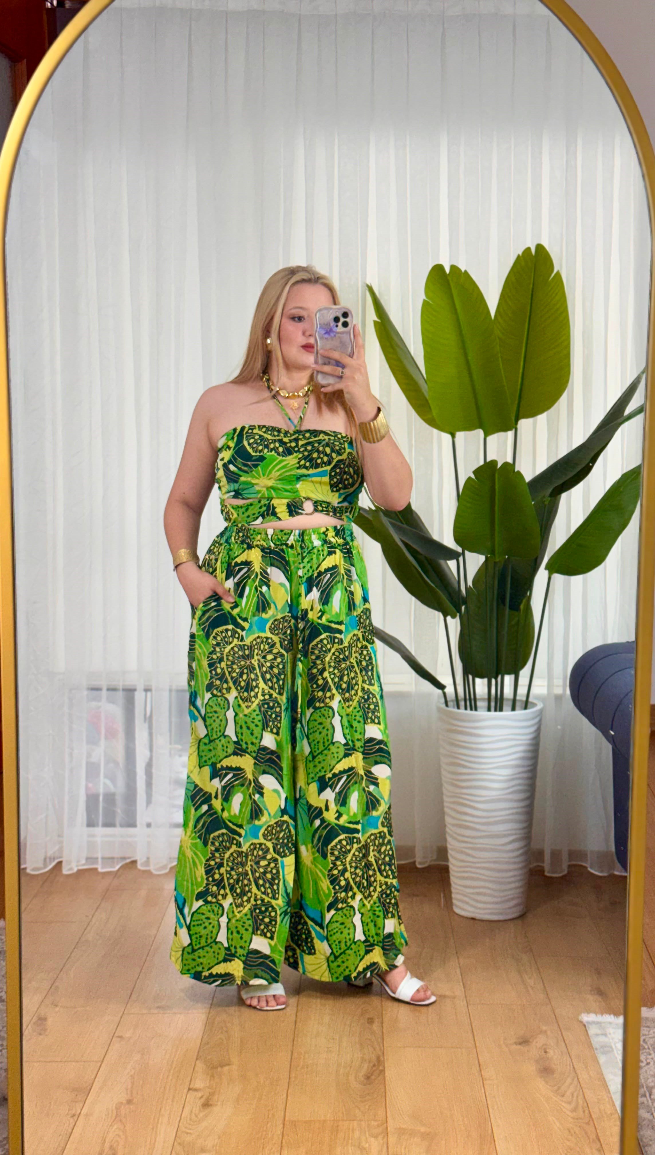 İpek 3 lü kimono set -13
