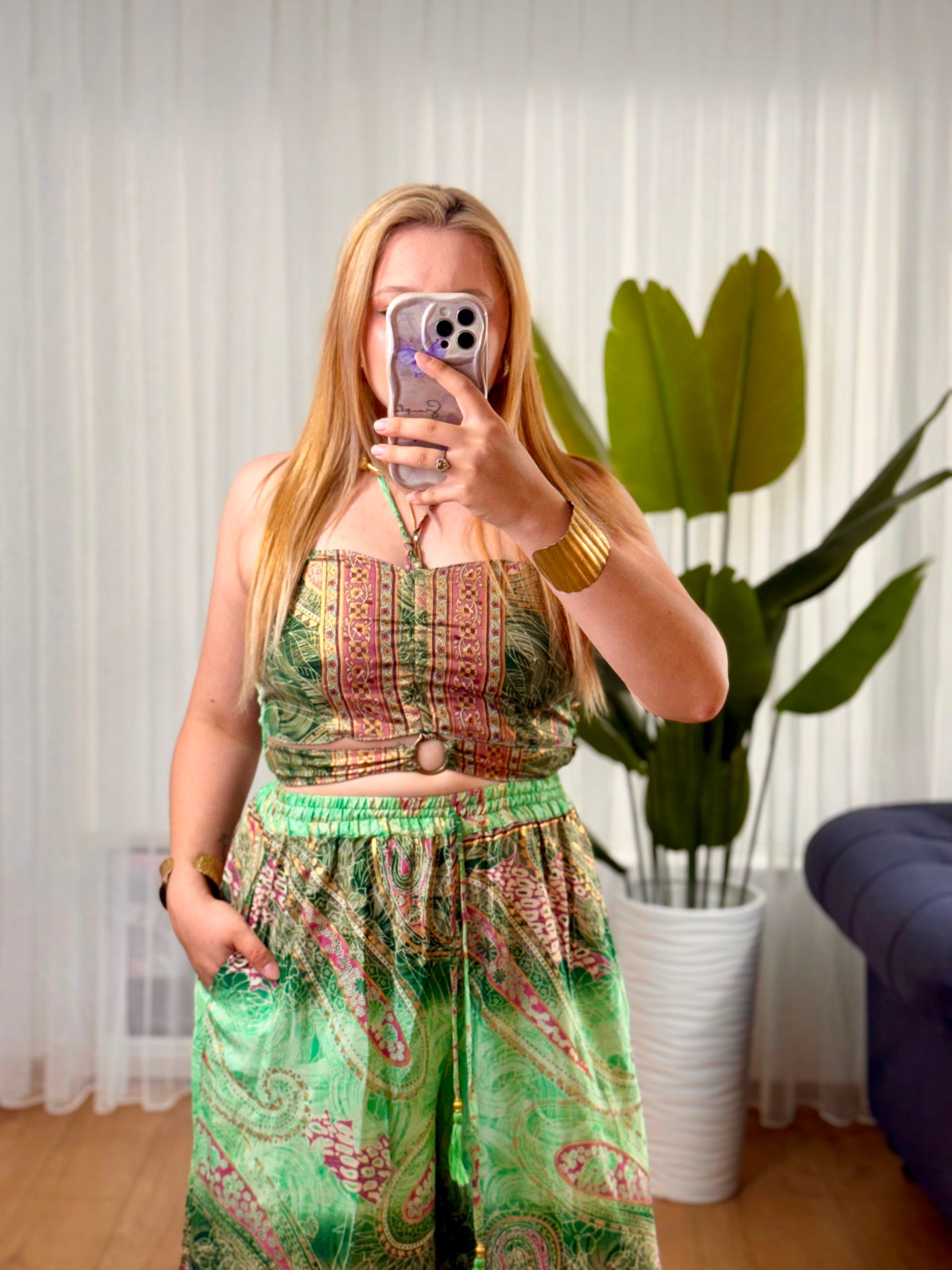 İpek 3 lü kimono set -15