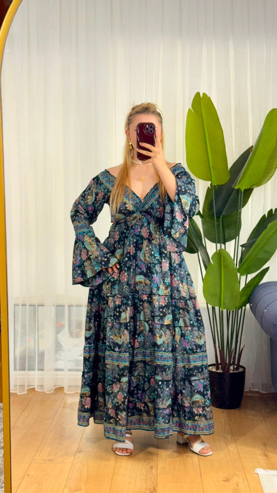 ipek kumaş madonna elbise-1081